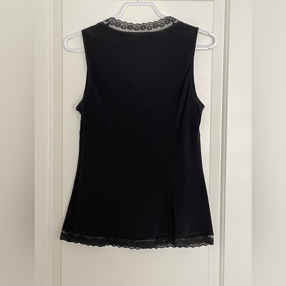 HAROLD’S Vintage Sleeveless 100% Silk Blouse - Picture 3 of 3